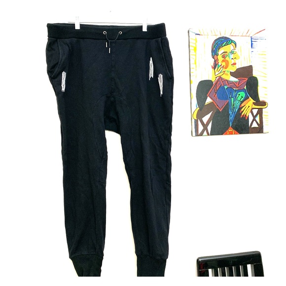 Vivienne Westwood Other - Vivienne Westwood Man Black Drop Crop Joggers